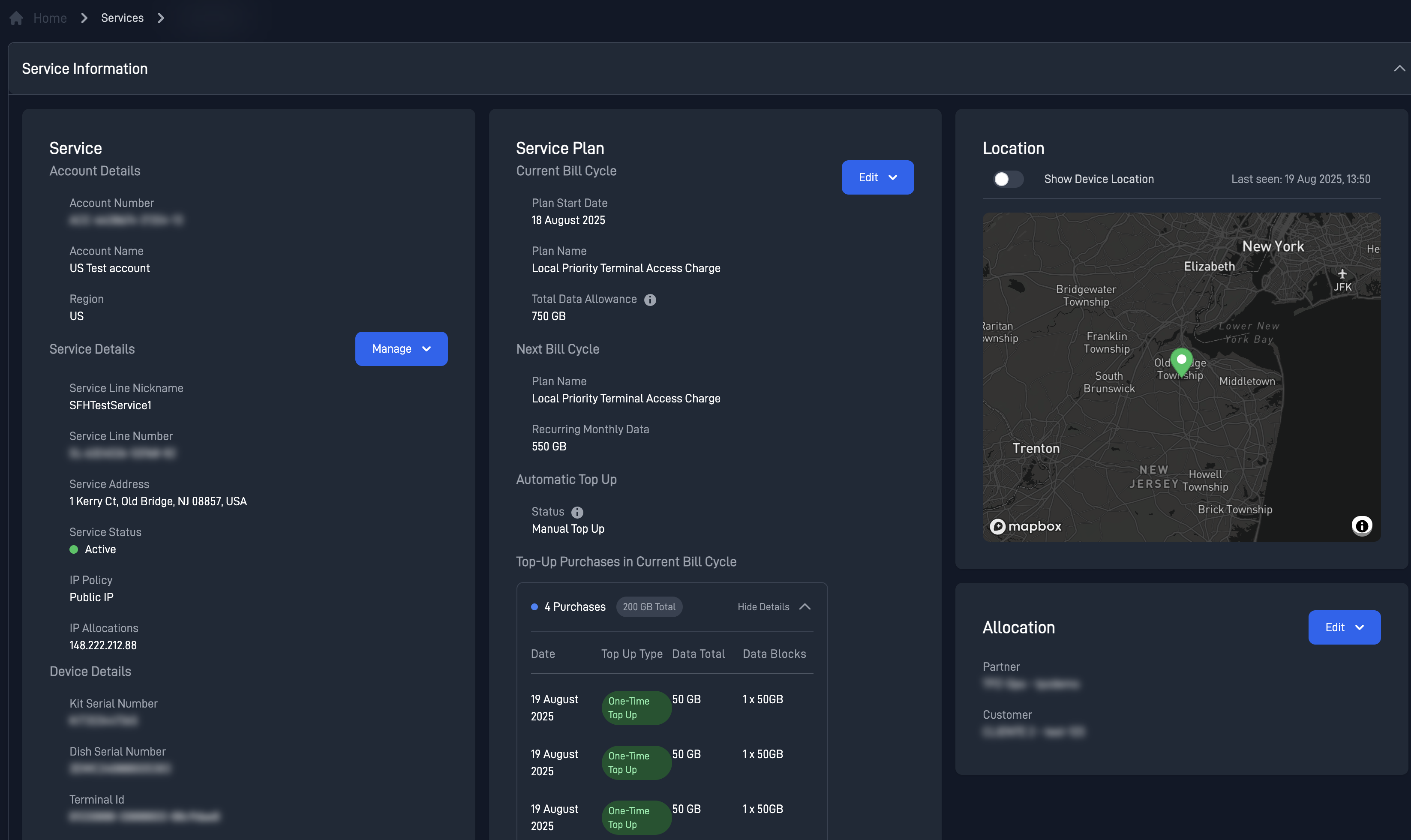 Starfleet Hub Dashboard Overview